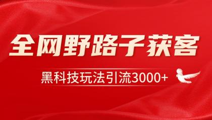 电商引流获客野路子全平台暴力截流获客日引500+-颜夕资源网-第15张图片