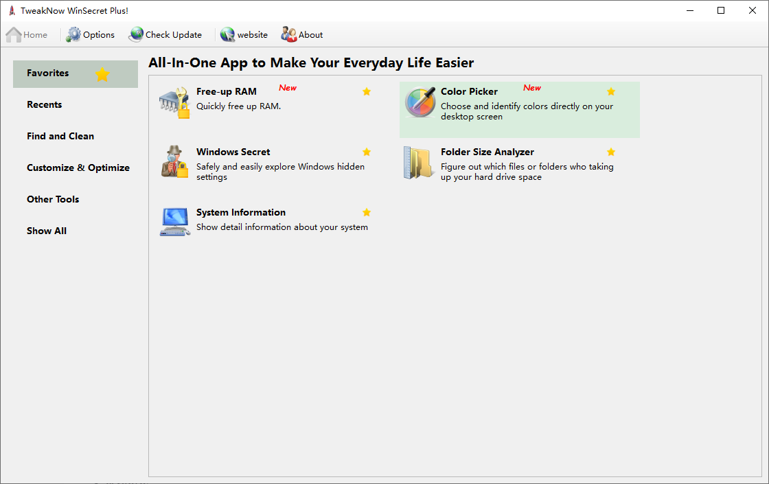 TweakNow WinSecret Plus 系统优化工具 v6.1.1 中文便携版-颜夕资源网-第15张图片
