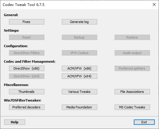 K-Lite Codec Tweak Tool(音频解码器优化) v6.7.5 绿色版-颜夕资源网-第15张图片 K-Lite Codec Tweak Tool(音频解码器优化) v6.7.5 绿色版-颜夕资源网-第15张图片