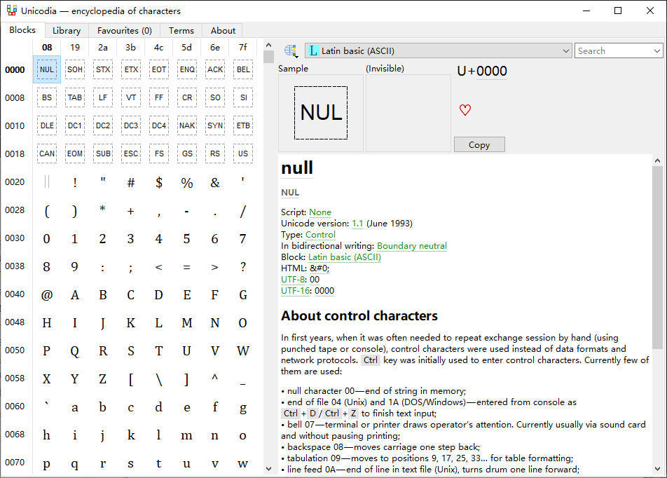 Unicodia(Unicode字符查询工具) v2.11.2 绿色版-颜夕资源网-第15张图片