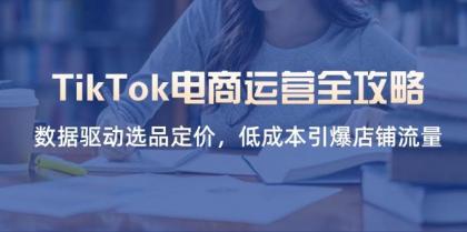TikTok电商运营全攻略，数据驱动选品定价，低成本引爆店铺流量-颜夕资源网-第15张图片