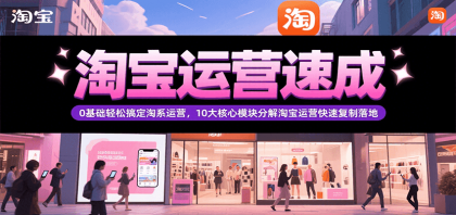 淘宝运营速成，0基础轻松搞定网店运营，10大核心模块分解快速复制落地（更新）-颜夕资源网-第15张图片