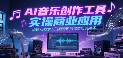 AI音乐创作工具实操商业应用，构建从技术入门到变现的完整知识闭环-颜夕资源网-第15张图片