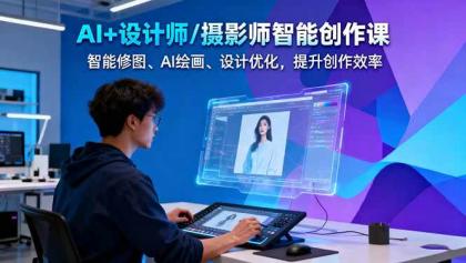 AI+设计师/摄影师智能创作课：智能修图、AI绘画、设计优化，提升创作效率-颜夕资源网-第15张图片