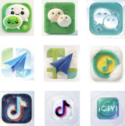 非常好看治愈的 夏日冰爽 水嫩手机APP图标 苹果安卓都可以安装-颜夕资源网-第15张图片