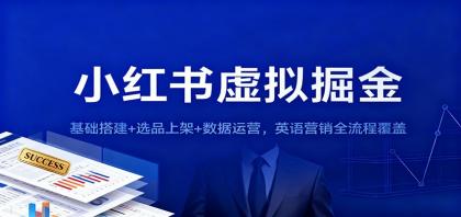 小红书虚拟掘金:基础搭建+选品上架+数据运营,英语营销全流程覆盖-颜夕资源网-第15张图片 小红书虚拟掘金:基础搭建+选品上架+数据运营,英语营销全流程覆盖-颜夕资源网-第15张图片
