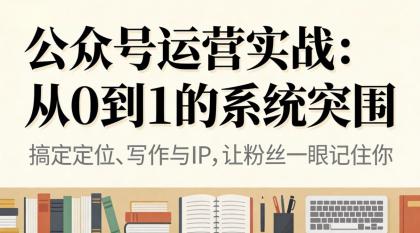 公众号运营实战：从0到1的系统突围-颜夕资源网-第15张图片