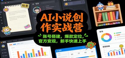 AI小说创作实战营:账号搭建,爆款定位,官方变现,新手快速上手-颜夕资源网-第15张图片 AI小说创作实战营:账号搭建,爆款定位,官方变现,新手快速上手-颜夕资源网-第15张图片