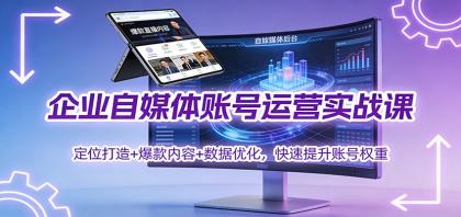 企业自媒体账号运营实战课：定位打造+ 爆款内容+数据优化，快速提升账号权重-颜夕资源网-第15张图片