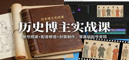 历史博主实战课:账号搭建+配音修音+封面制作,零基础起号变现-颜夕资源网-第15张图片 历史博主实战课:账号搭建+配音修音+封面制作,零基础起号变现
