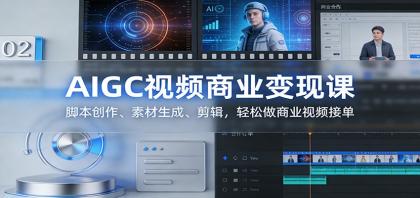 AIGC视频商业变现课:脚本创作、素材生成、剪辑,轻松做商业视频接单-颜夕资源网-第17张图片 AIGC视频商业变现课:脚本创作、素材生成、剪辑,轻松做商业视频接单