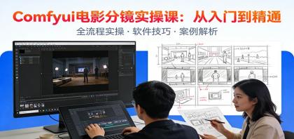 ComfyUI电影分镜实操课：分镜一致性，全流程AI视频制作，零基础也能做专业分镜-颜夕资源网-第13张图片